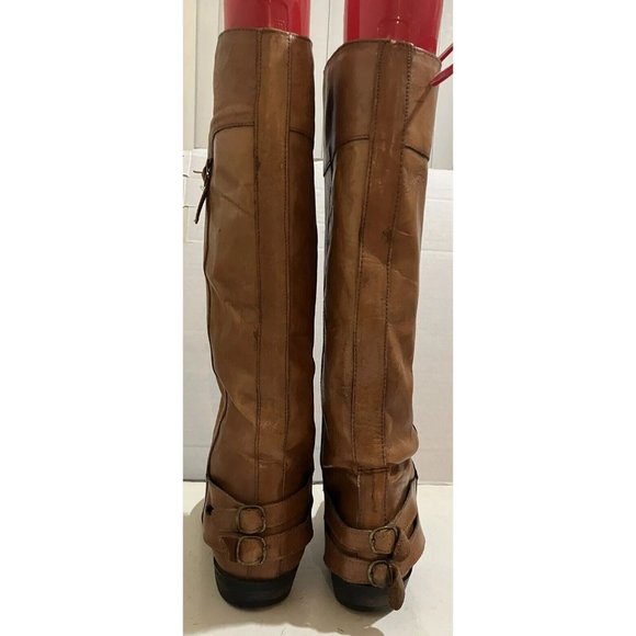 Long Life Women's  Size 6 brown leather knee high riding boots shoes - Picture 3 of 6